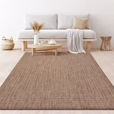 Handmade jute woven eco-friendly outdoor rug