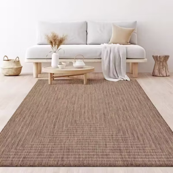 Handmade jute woven eco-friendly outdoor rug
